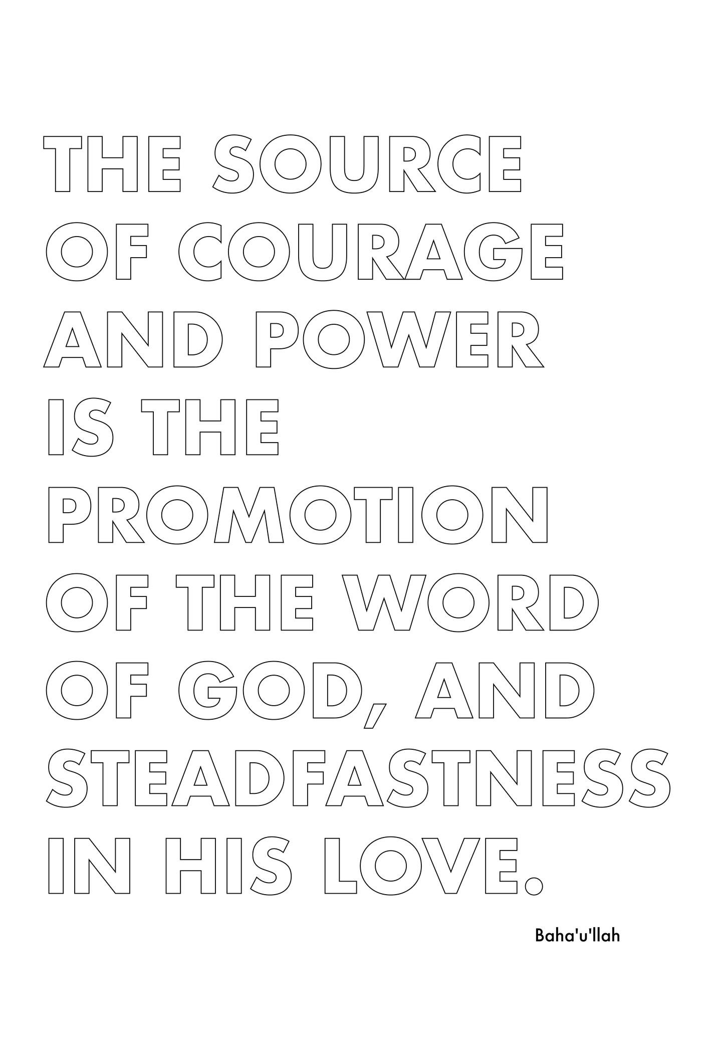 P2Q4 The source of courage and power is the promotion of the Word of God.