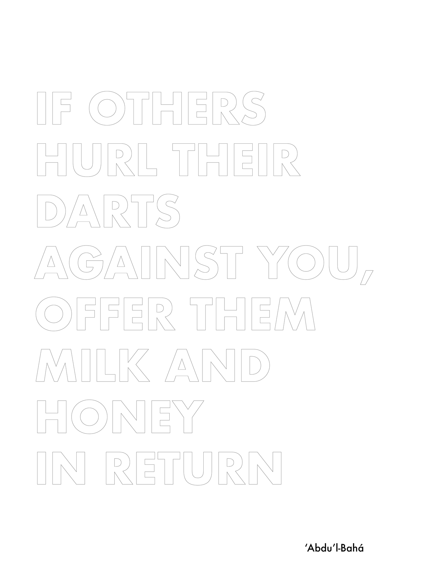 P3Q6 If others hurls darts against you, offer them milk and honey.