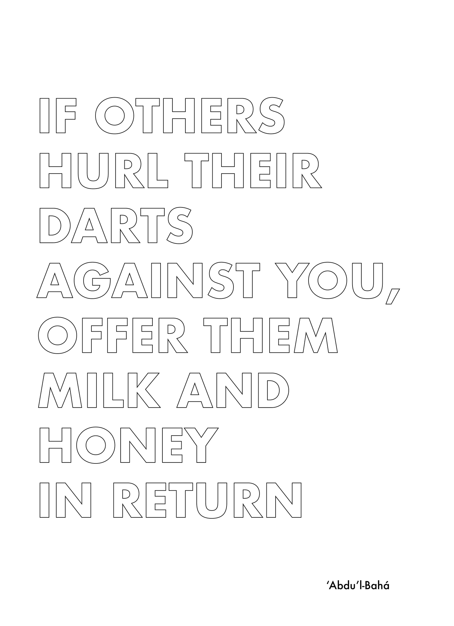 P3Q6 If others hurls darts against you, offer them milk and honey.