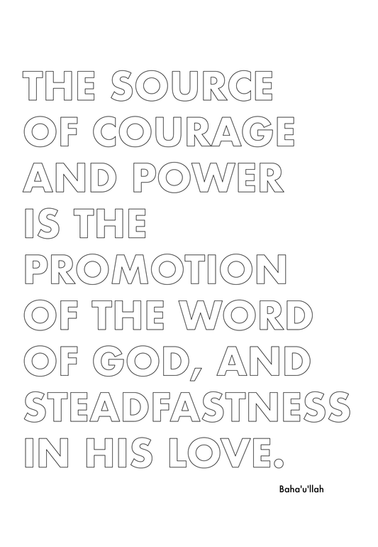 P2Q4  The source of courage and power is the promotion of the Word of God.